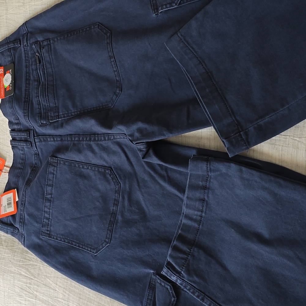 Bass Women's Cargo Pants Size:10 Navy - Picture 5 of 7